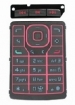 Klávesnice Nokia N76 červená originální-Originální klávesnice pro mobilní telefon Nokia :Nokia N76červená