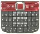Klávesnice Nokia E63 červená originální