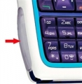Kryt Nokia 3220 - krytka diod bílá