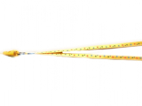 Šňůrka na krk na mobil (31) - 7 mm - HVĚZDY - žlutá   