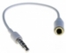 Mini HF  redukce Apple iPhone -Music kabel pro iPhone, iPod (redukce na sluchátka), 3,5mm-3,5mm.
Pro připojení běžných sluchátek a dalších zařízení s 3,5mm jackem
