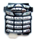 Klávesnice Motorola C350 / C450  stříbrná-Klávesnice pro mobilní telefony Motorola:Motorola C350 / C450stříbrná
