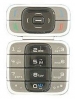 Klávesnice Nokia 7200 stříbrno černá-Klávesnice pro mobilní telefony Nokia:Nokia 7200stříbrno černá