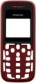 Kryt Nokia 1208 červený originál -Originální přední kryt vhodný pro mobilní telefony Nokia: Nokia 1208