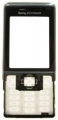 Kryt Sony-Ericsson C702 černý originál -Originální přední kryt vhodný pro mobilní telefony Sony-Ericsson: Sony-Ericsson C702