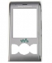 Kryt Sony-Ericsson W595 šedý originál-Originální přední kryt vhodný pro mobilní telefony Sony-Ericsson: Sony-Ericsson W595