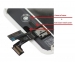 iPhone 4 prachovka sluchátka + držák kamery-Držák kamery + mřížka 